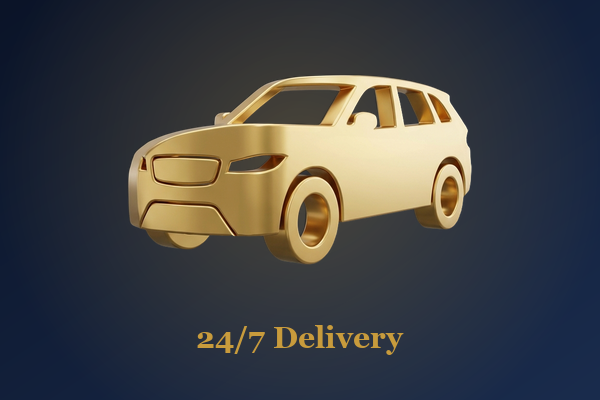 24/7 car delivery and collection across Dubai